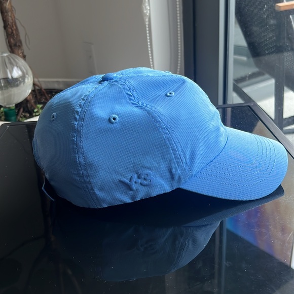 Y-3 Adidas Yohji Yamamoto Baby Blue Ripstop Dad Cap - Picture 2 of 6